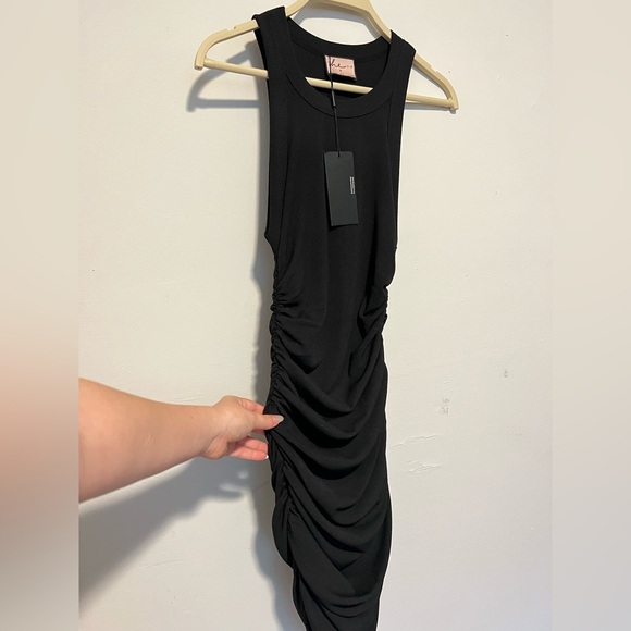 Black Sheep Ruched Stretch Dress - Picture 1 of 2
